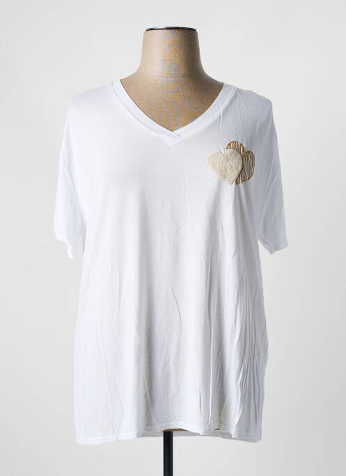 Tricou alb C'MELODIE femeie