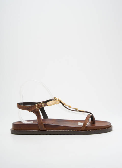 Șlapi maro KOTRIS femeie