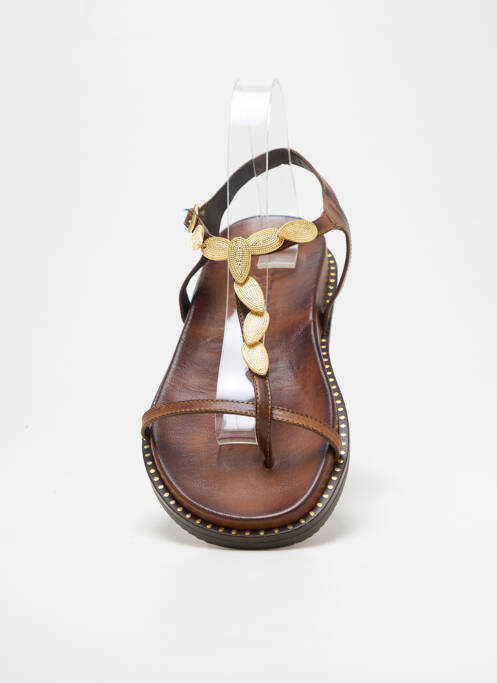 Șlapi maro KOTRIS femeie