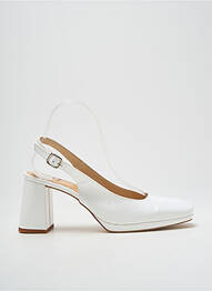 Pantofi cu toc închidere cu buclă(e) toc de 7 la 9 cm alb DORKING femme