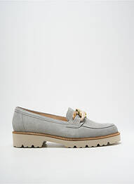 Mocasini nubuc toc de 4 la 6 cm gri GABOR femme
