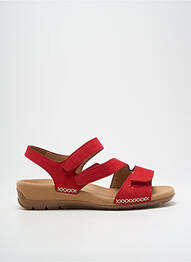 Sandale/pantofi decupați vârf deschis toc de 4 la 6 cm roșu GABOR femme