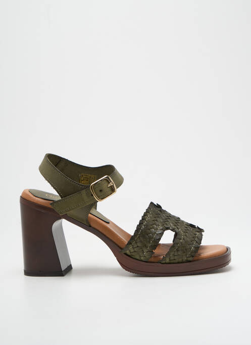 Sandale/Pantofi decupați verde COCO ET ABRICOT femeie