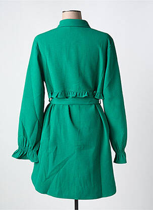 Rochie scurtă mâneci lungi mâneci lungi verde GRACIELA femeie