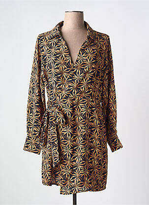 Rochie scurtă mâneci lungi mâneci lungi negru SARAH JOHN femeie