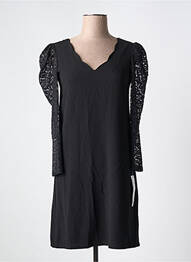 Rochie scurtă mâneci lungi mâneci lungi negru CHARMING GIRL BY SILIA femeie