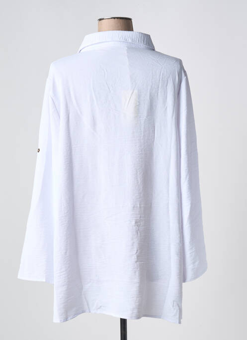 Tunică mâneci lungi alb CHRISTY femeie