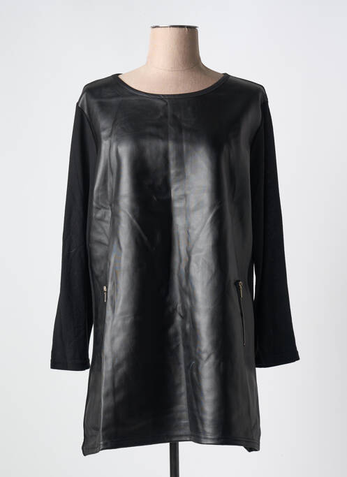 Tunică mâneci lungi negru CHRISTY femeie