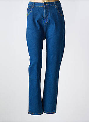 Blugi cu croială slim albastru POMME ROUGE femeie