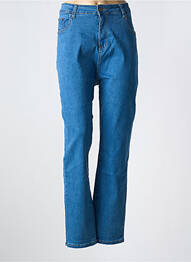 Blugi cu croială slim elasticitate mărime normală albastru deschis POMME ROUGE femme
