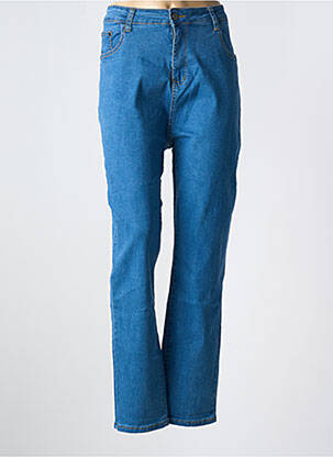 Blugi cu croială slim albastru deschis POMME ROUGE femeie