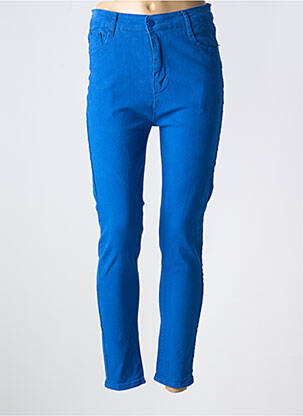 Blugi cu croială slim albastru CHRISTY femeie