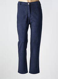 Pantalon drept elasticitate mărime normală albastru VETISTYLE femme