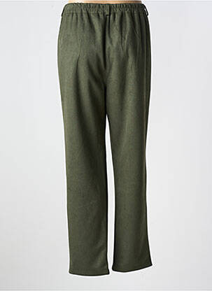 Pantalon drept elasticitate mărime normală verde VETISTYLE femeie