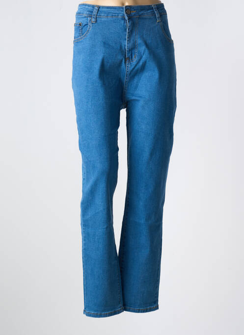 Blugi cu croială slim albastru deschis POMME ROUGE femeie