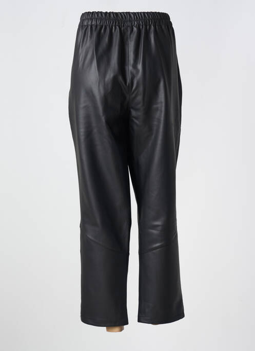 Pantalon 7/8 talie elastică mărime normală negru VETISTYLE femme