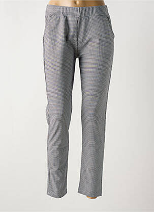 Pantalon slim talie elastică mărime normală gri CC FASHION femeie