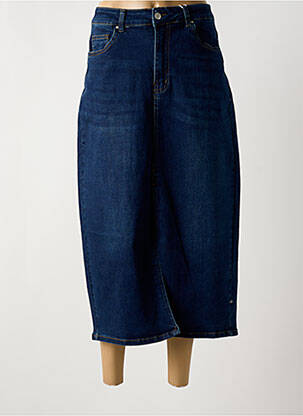 Fustă lungă albastru NINA CARTER femeie