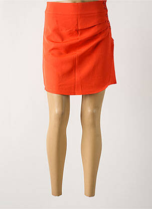 Fustă scurtă portocaliu KILKY femeie
