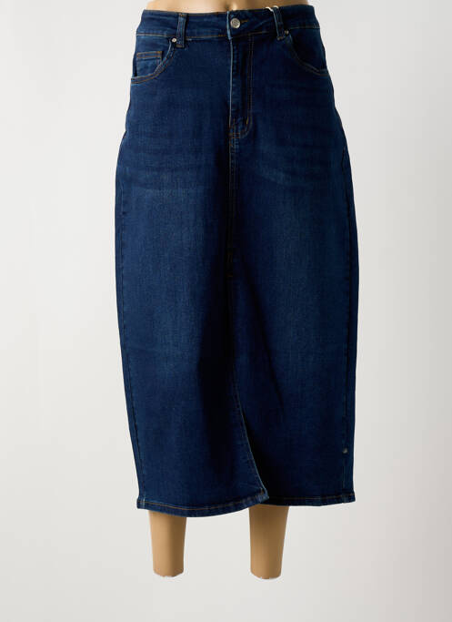 Fustă lungă albastru NINA CARTER femeie