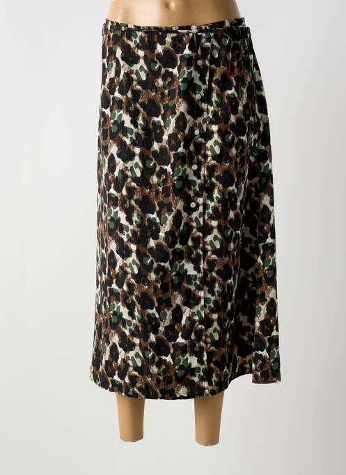 Fustă lungă maro BY ONE femeie