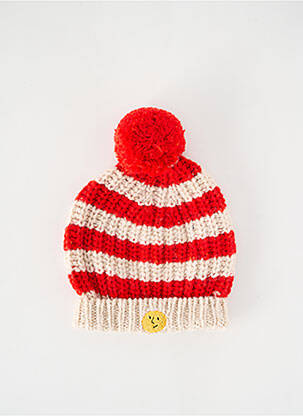 Căciulă tricot gros roșu BOBO CHOSES băiat