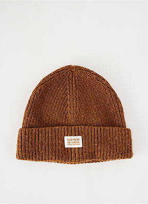 Căciulă tricot gros maro SCOTCH & SODA copil
