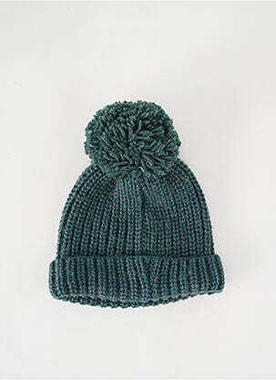 Căciulă tricot gros verde BUHO copil