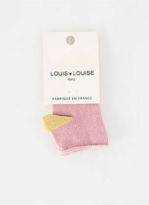 Șosete elasticitate roz LOUIS*LOUISE fată