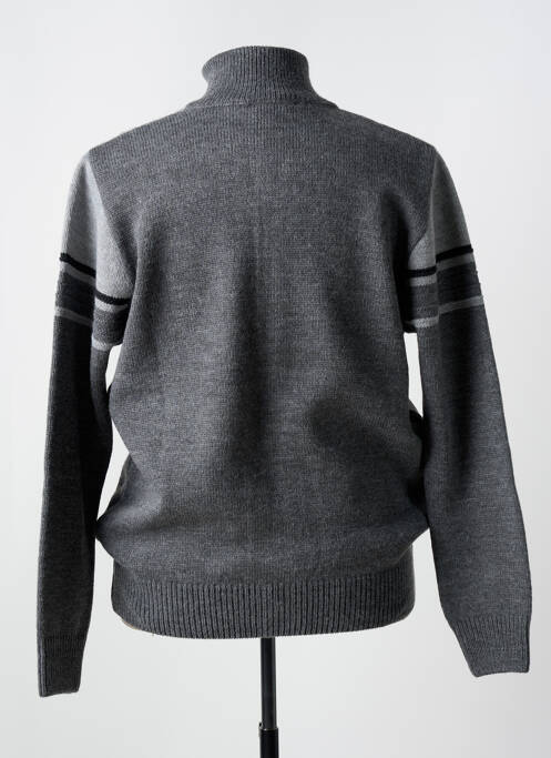 Vestă cu mâneci lungi gri LOUIS VICTOR bărbat