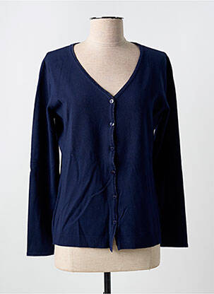 Vestă cu mâneci lungi albastru FELINO femeie