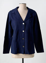 Jachete casual buzunare albastru THEL ELEGANCE femme