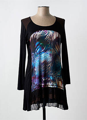 Rochie scurtă mâneci lungi mâneci lungi negru SUZANNA femeie