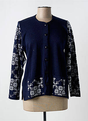 Vestă cu mâneci lungi albastru ANGELLA femeie