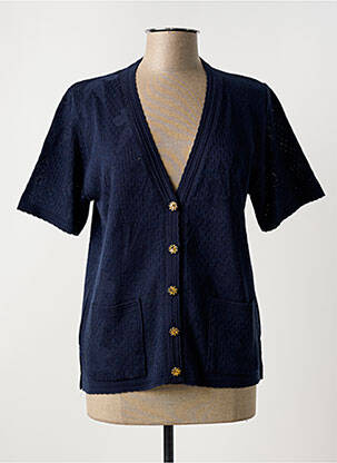 Vestă cu mâneci scurte albastru 20/20 femeie