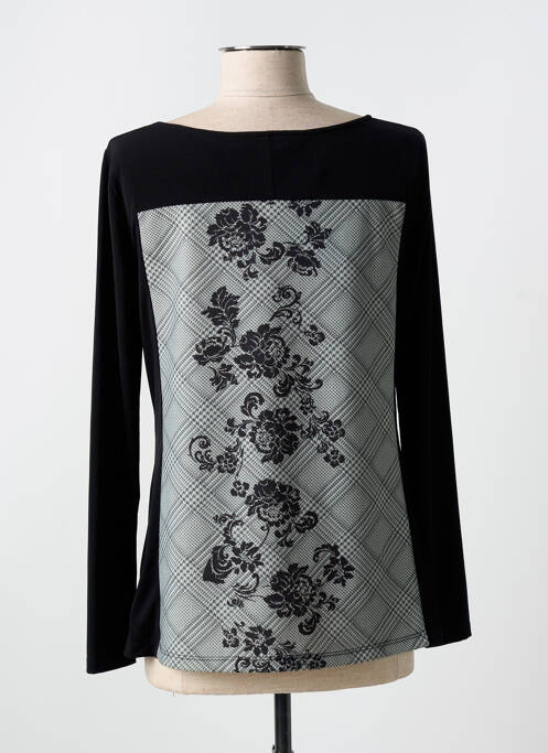 Tricou negru QUATRE VINGT JOURS femeie