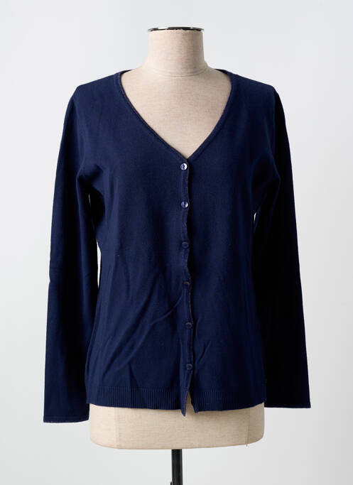 Vestă cu mâneci lungi albastru FELINO femeie