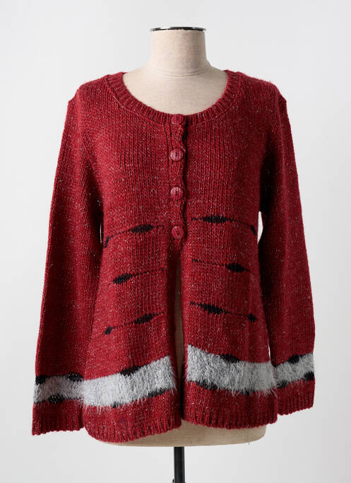 Vestă cu mâneci lungi roșu PLURIELLES femeie