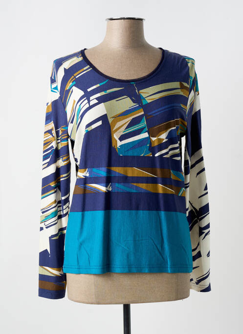 Tricou albastru QUATRE VINGT JOURS femeie