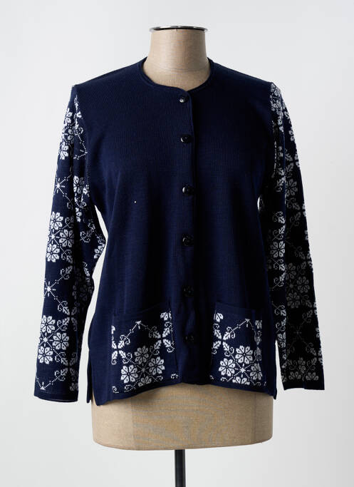 Vestă cu mâneci lungi albastru ANGELLA femeie