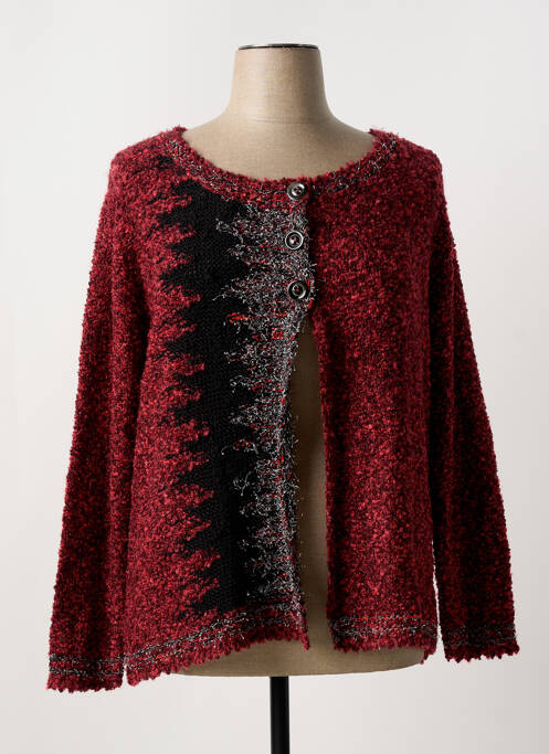 Vestă cu mâneci lungi roșu 20/20 femeie