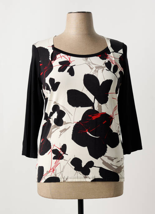 Tricou negru QUATRE VINGT JOURS femeie