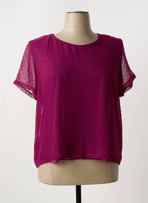 Tricou violet PLURIELLES femeie