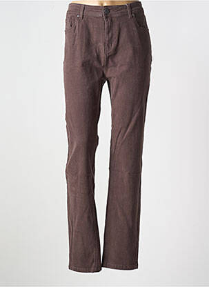 Blugi cu croială slim maro GEVANA femeie