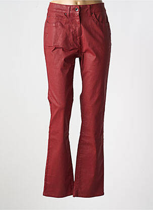 Blugi cu croială slim roșu CLAUDE DE SAIVRE femeie