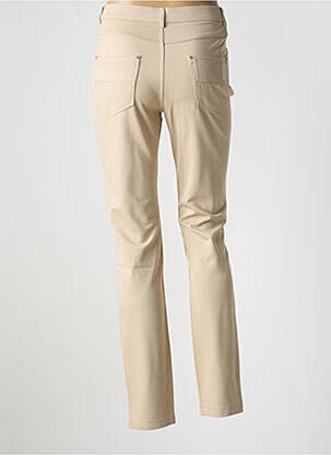 Pantalon slim elasticitate mărime normală bej LCDN femeie