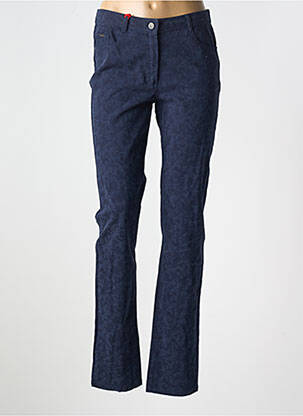 Pantalon slim albastru FELINO femeie