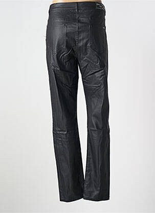 Pantalon slim țesătură acoperită mărime normală negru QUATRE VINGT JOURS femeie