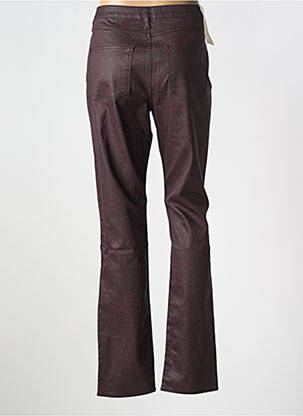 Pantalon slim țesătură acoperită mărime normală roșu KANOPE femeie
