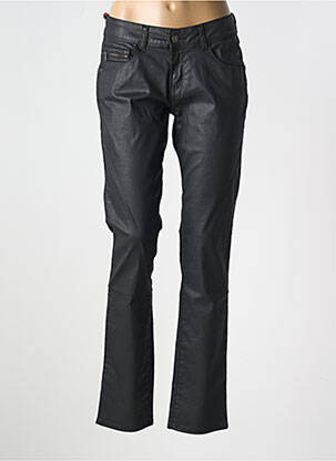 Pantalon slim țesătură acoperită mărime normală negru KANOPE femeie